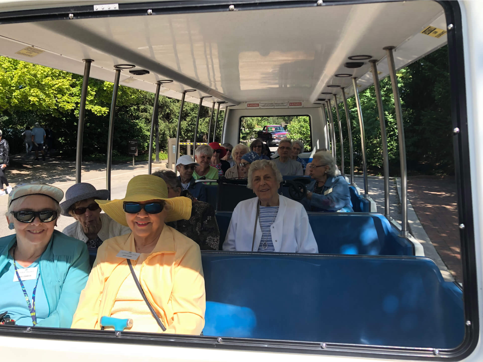 2269827 group of seniors riding around a park