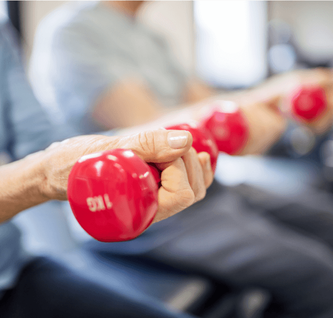 Lifting hand weights